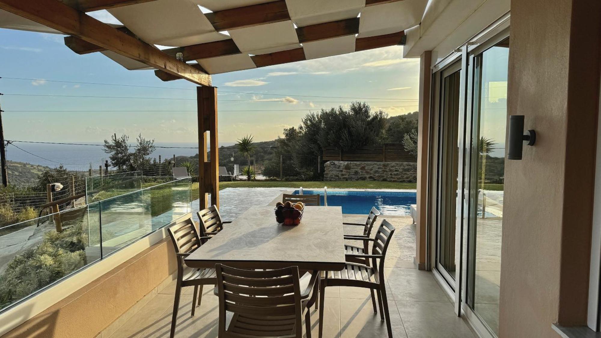 Villa Michael Triopetra Private Villa, Private Swimming Pool, Garden, Panoramic Sunset Extérieur photo