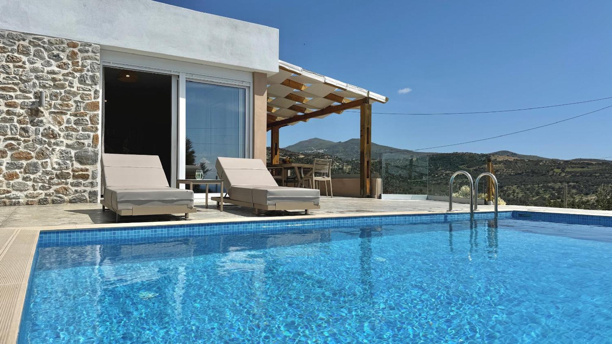 Villa Michael Triopetra Private Villa, Private Swimming Pool, Garden, Panoramic Sunset Extérieur photo