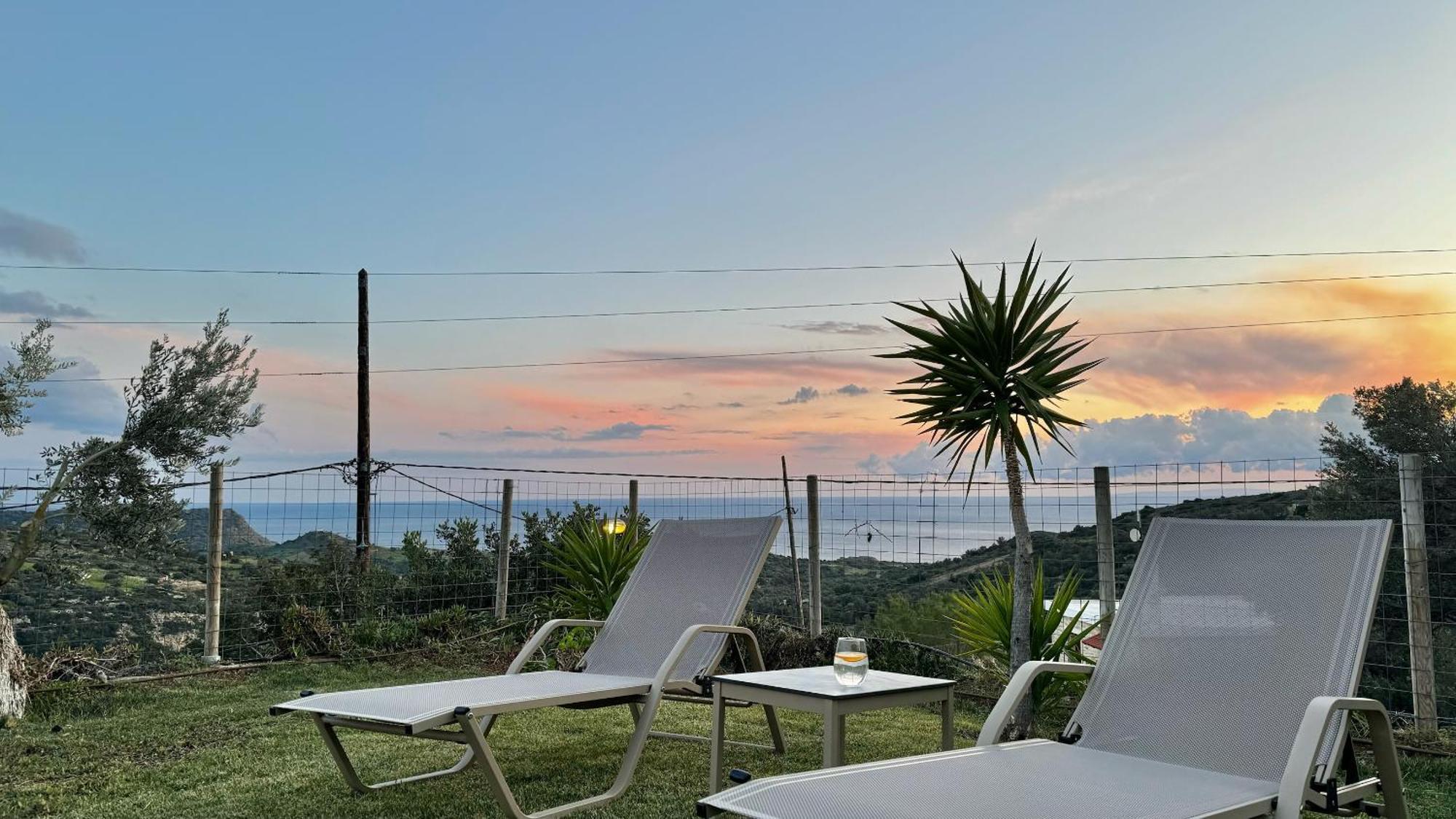 Villa Michael Triopetra Private Villa, Private Swimming Pool, Garden, Panoramic Sunset Extérieur photo